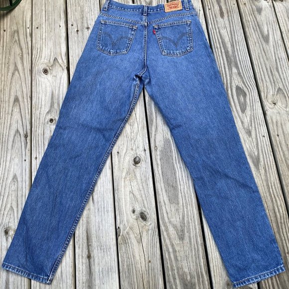 Women's Levi's 550 Classic Relaxed Fit Tapered Leg Jeans Size 12 M (30.5 x 31 ) - Picture 7 of 8